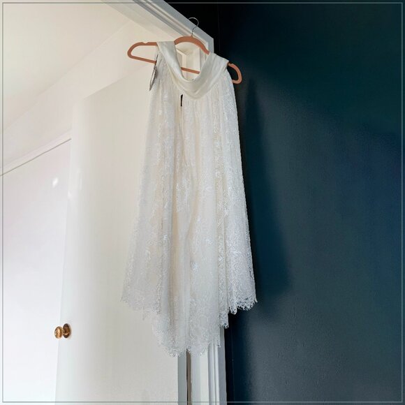 The Vampire’s Wife $2690 Mini Athena Lace and Satin Runway Dress - Picture 7 of 8